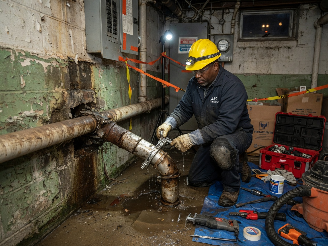 Burst Pipe Repair in Chicago Heights, IL